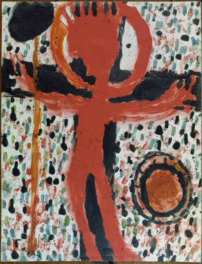 Un Christ de pan de verre. 1939 door Louis Soutter