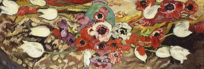 Anemonen en Witte Tulpen door Louis Valtat