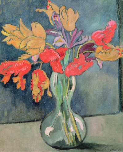 Het boeket tulpen door Louis Valtat