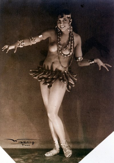 Josephine Baker en Bananen. 1920
