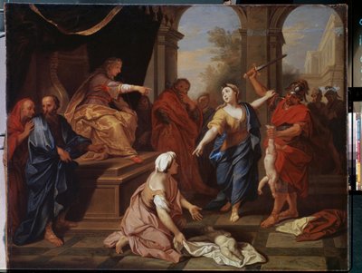 Het Oordeel van Salomo door Louis de Boullogne