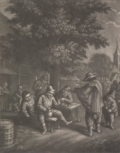 Zwervende muzikanten door Louis de Fontaine