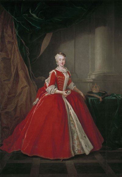 Maria Amalia van Saksen door Louis de Silvestre