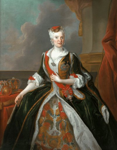 Portret van Maria Jozef van Oostenrijk door Louis de Silvestre