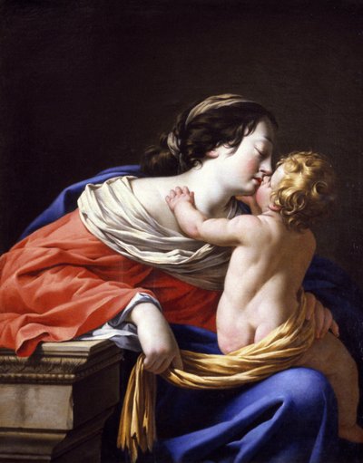 Madonna en Kind, c.1635-1640 door Louis the Elder Boullogne