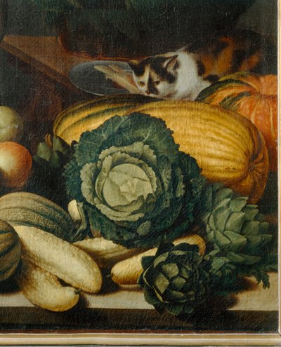 Fruit- en peulvruchtenhandel - De groenteboer ... door Louise (circle of) Moillon