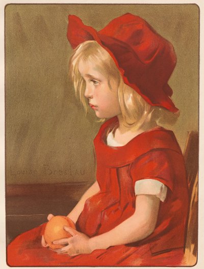 Meisje met de Sinaasappel door Louise Breslau