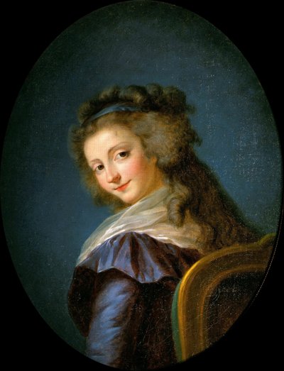 Portret van Adélaïde de la Briche 1755-1844, 1790 door Elisabeth Louise Vigee Lebrun