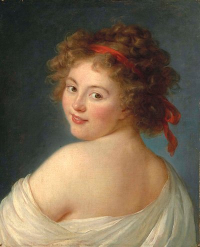Portret van Gravin Yekaterina Skavronskaya, née von Engelhardt 1761-1829, 1790 door Elisabeth Louise Vigee Lebrun