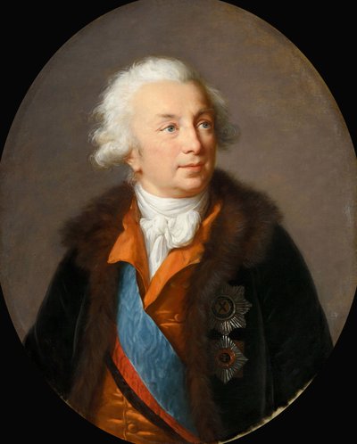 Portret van graaf Ivan Ivanovich Shuvalov 1727-1797 door Elisabeth Louise Vigee Lebrun