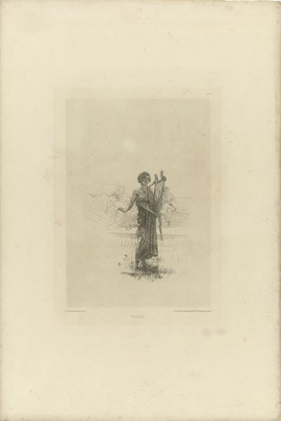 Schets voor de improvisator door Lourens Alma Tadema