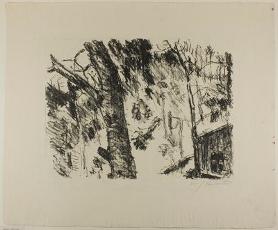 Beukenbossen, uit Vroege lente in de bergen door Lovis Corinth
