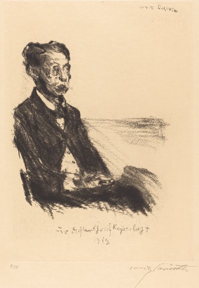 Portret van Graaf Keyserling door Lovis Corinth