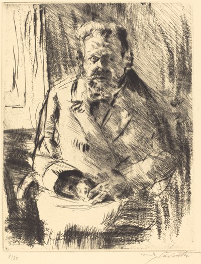 Der Dichter, 1920 door Lovis Corinth