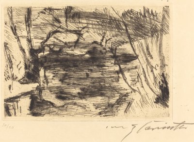 Der Neue See, 1920-1921 door Lovis Corinth
