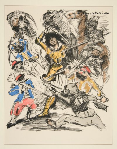 Die Jungfrau von Orleans door Lovis Corinth