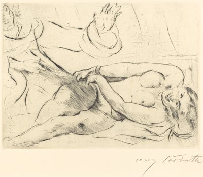 Jozef en de vrouw van Potifar II, 1915 door Lovis Corinth