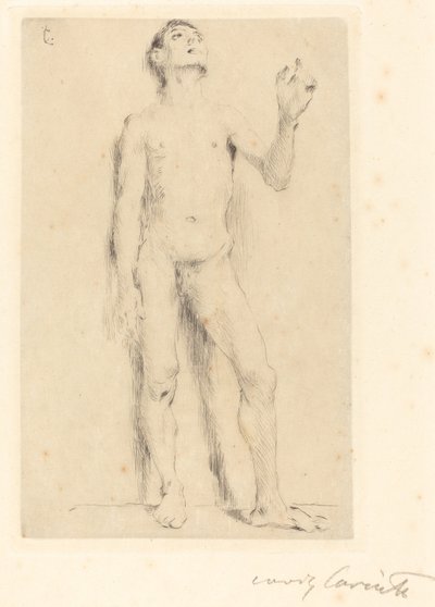 Jonge Mannelijke Naakt door Lovis Corinth