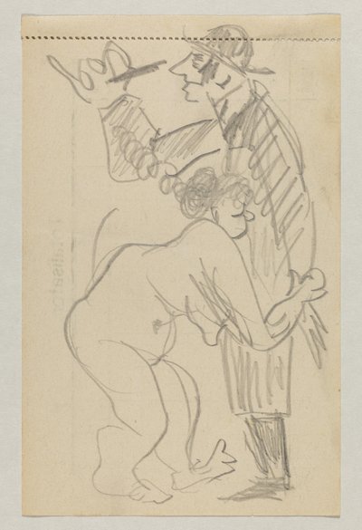 Lovis Corinth aan Carl Strathmann door Lovis Corinth