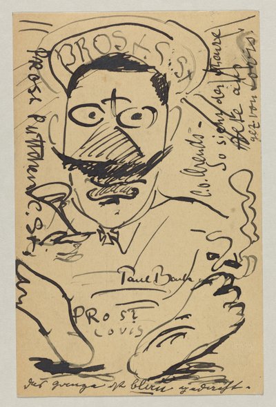 Lovis Corinth aan Elly Strathmann: Postkaart, Poststempel 23 februari door Lovis Corinth