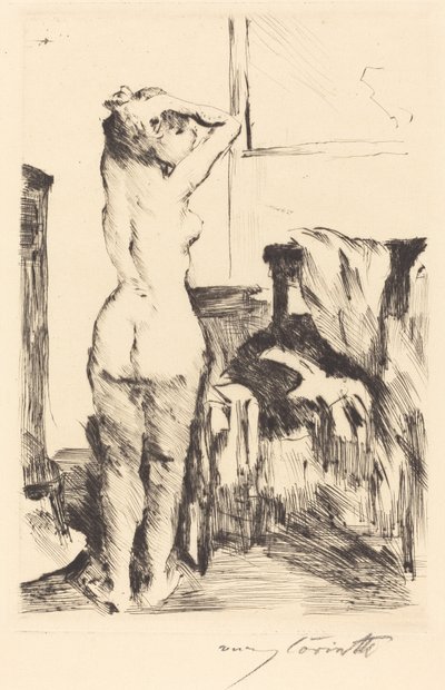 Modellstudie door Lovis Corinth
