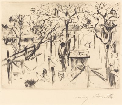 Obstgarten im Herbst, 1912 door Lovis Corinth