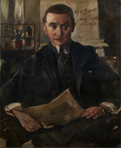 Portret van Wolfgang Gurlitt door Lovis Corinth