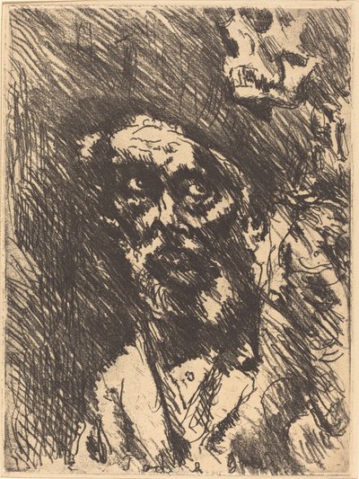 Dood en de Oude Man door Lovis Corinth