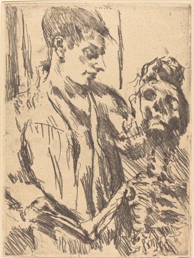 Tod und Jüngling (1921, gepubliceerd 1922) door Lovis Corinth
