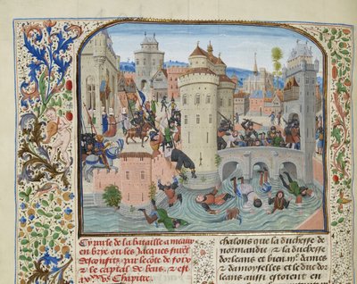 Nederlaag van de Jacquerie op 9 juni 1358 door Loyset Liedet