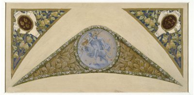 Schets voor de bankettrap in het stadhuis van Parijs: Bélier, ca. 1888 -1898 door Luc Oliver Merson