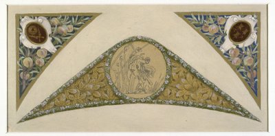 Schets voor de Feesttrap in het Stadhuis van Parijs: Schorpioen, ca. 1888 -1898 door Luc Oliver Merson