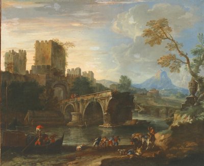 Capriccio met de Gebroken Brug door Luca Carlevaris