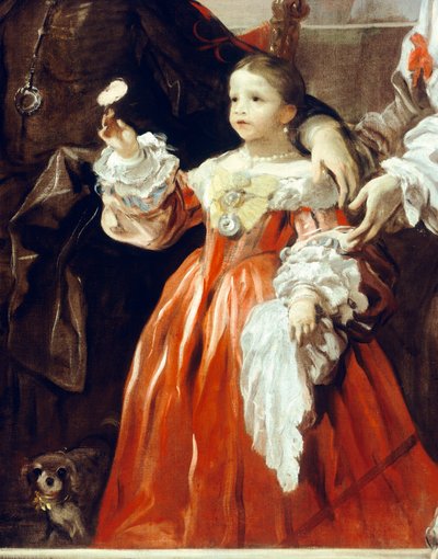Kinderfiguur (detail) door Luca Giordano