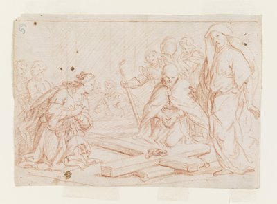 De vondst van het kruis door Luca Giordano