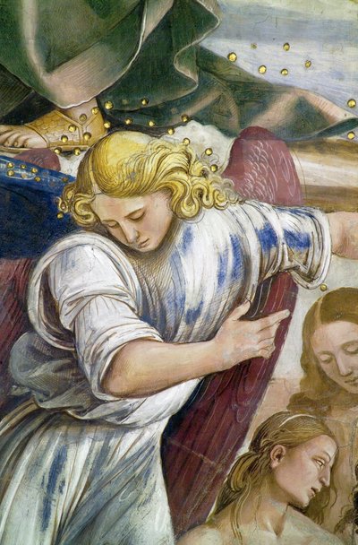 Uitverkorenen, uit Laatste Oordeel fresco cyclus door Luca Signorelli
