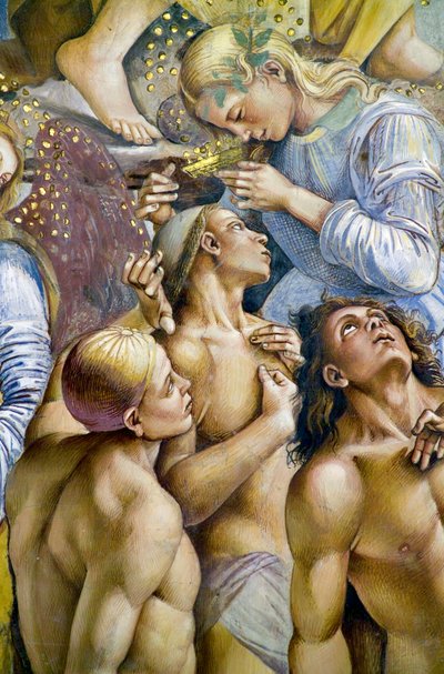 Uitverkorenen, uit Laatste Oordeel fresco cyclus door Luca Signorelli