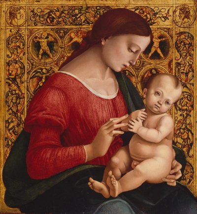 Madonna en kind, c.1505-07 door Luca Signorelli