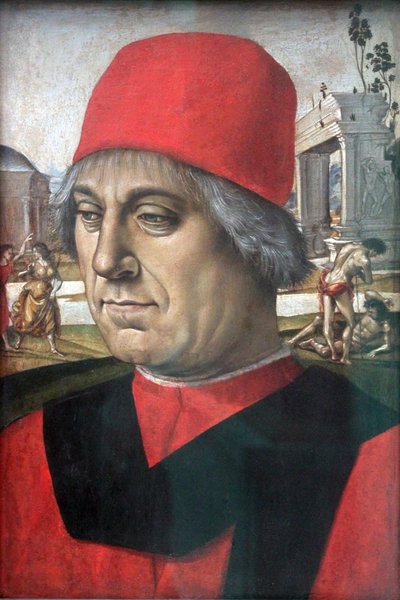 Portret van een man door Luca Signorelli