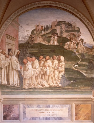 Verhalen van St. Benedictus door Luca Signorelli