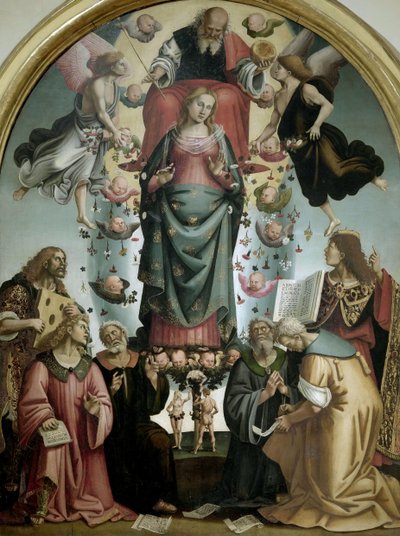 De Onbevlekte Ontvangenis van de Maagd, ca. 1523 door Luca Signorelli