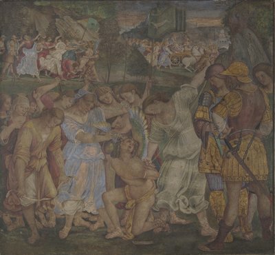 De Triomf van Kuisheid: Liefde Ontwapend en Gebonden Fresco