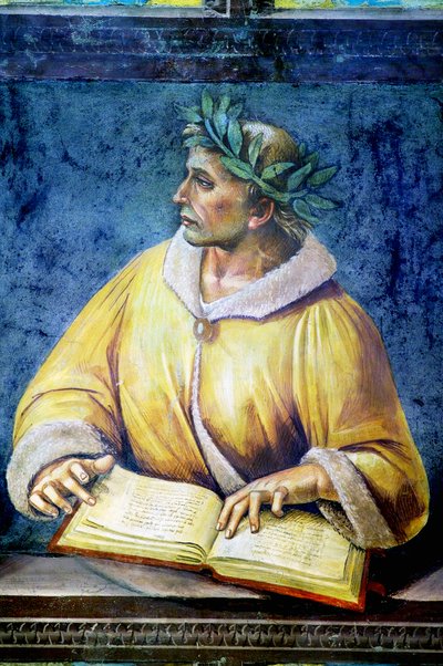 Virgil, portret uit cyclus Illustere personen door Luca Signorelli