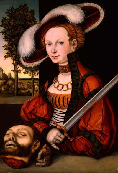 Judith met het hoofd van Holofernes, ca. 1530 door Lucas Cranach