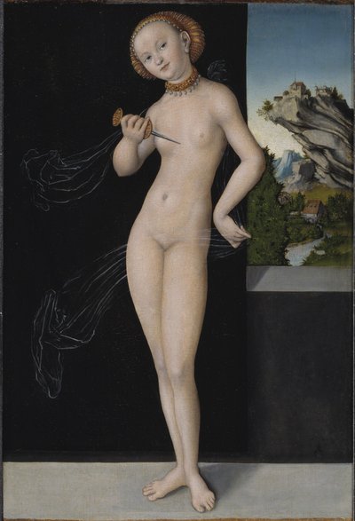 Lucretia door Lucas Cranach the Elder