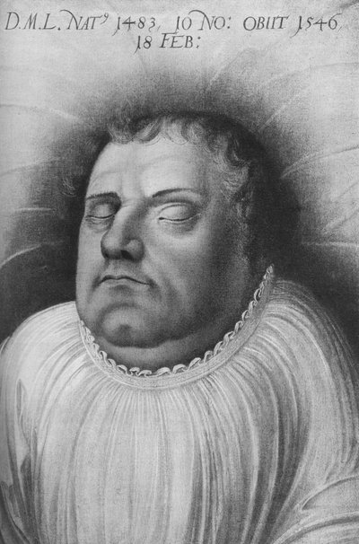 Maarten Luther, Duitse monnik, priester, hoogleraar theologie en sleutelfiguur van de Protestantse Reformatie door Lucas Cranach the Elder