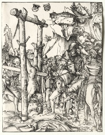 Martelaarschap van St. Simeon, ca. 1510-1515 door Lucas Cranach the Elder
