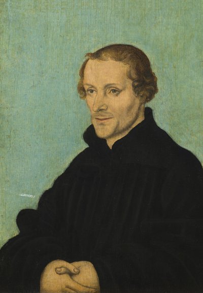 Portret van Philipp Melanchton door Lucas Cranach the Elder