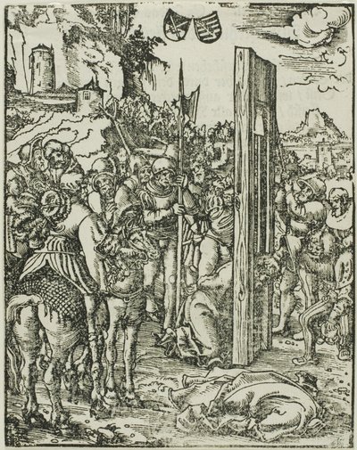 Sint Matthias, uit Het martelaarschap van de apostelen door Lucas Cranach the Elder