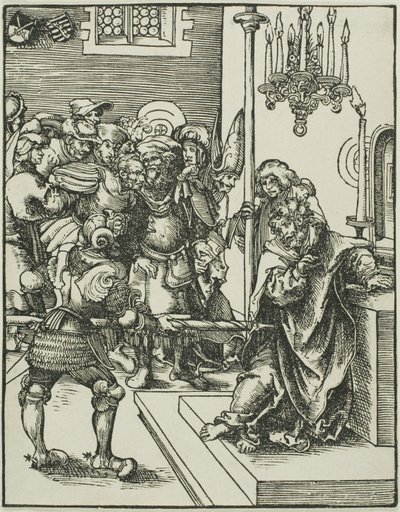 Sint Thomas, uit Het martelaarschap van de apostelen door Lucas Cranach the Elder
